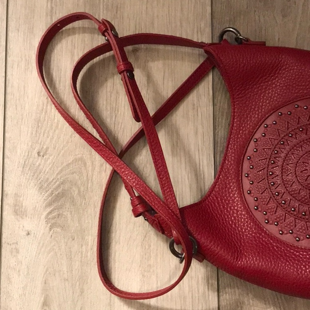 Brighton Charlette Ferrara Eternity Red Crossbody Bag Orig $365 EUC - Picture 8 of 16